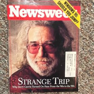Vintage Newsweek Magazine with Jerry Garcia In Memorium Feature 1995